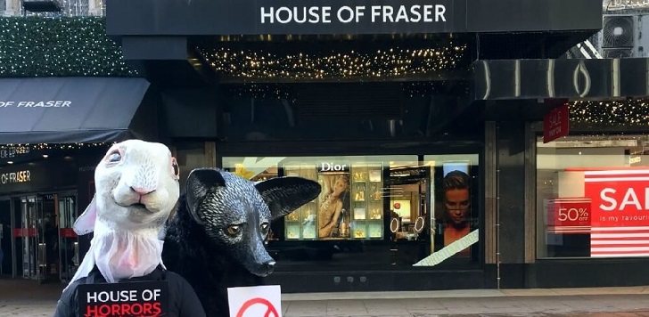 Peta entra en el capital de Frasers Group